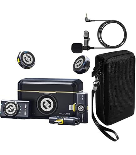 Amazon.com: Hollyland Lark M2 Wireless Lavalier Microphone-Camera